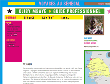 Tablet Screenshot of djiby-tourisme.com